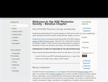 Tablet Screenshot of photonics-benelux.org